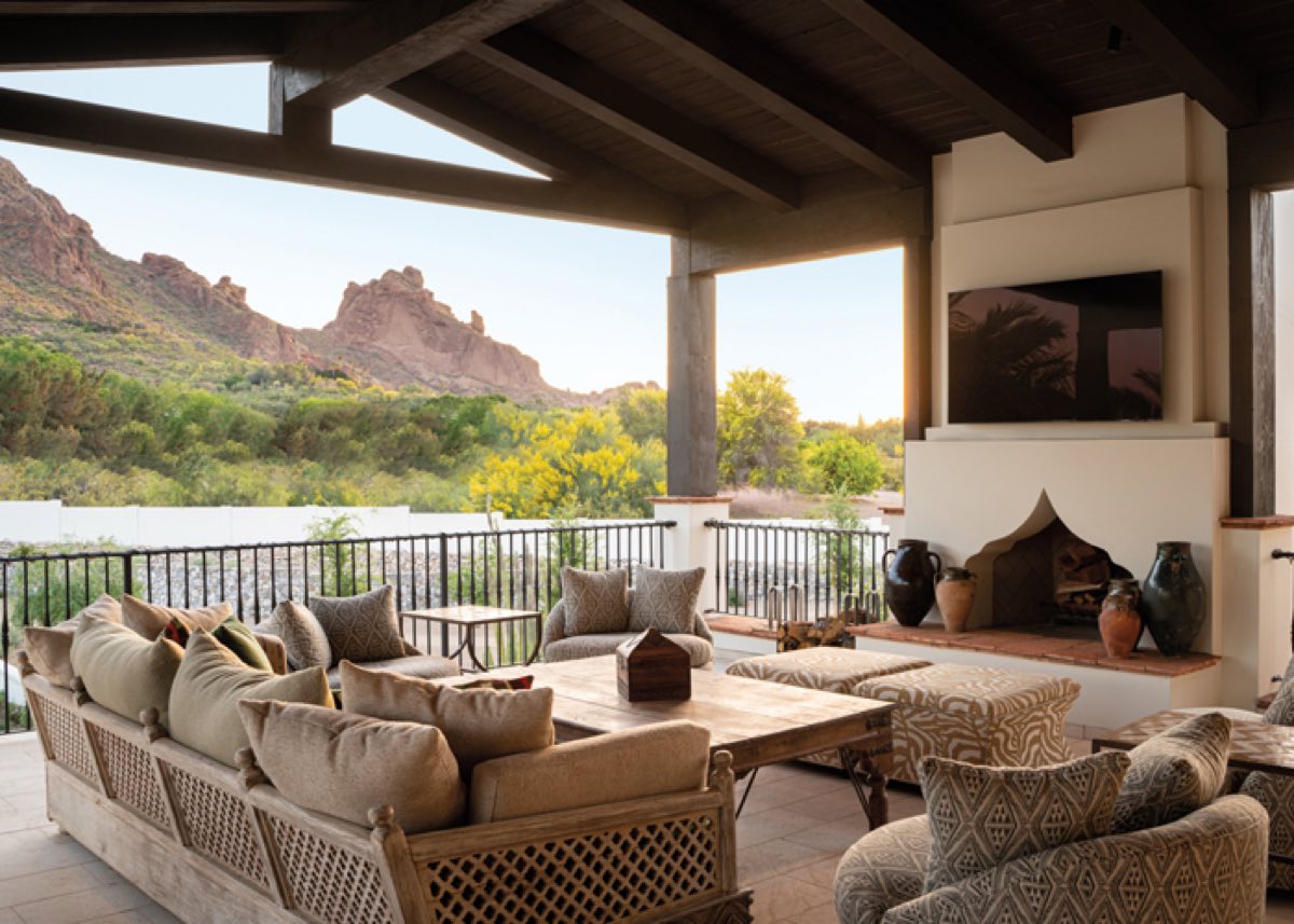 Covered patio